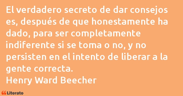 Frases de Henry Ward Beecher