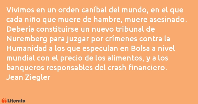 Frases de Jean Ziegler