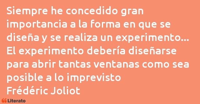 Frases de Frédéric Joliot