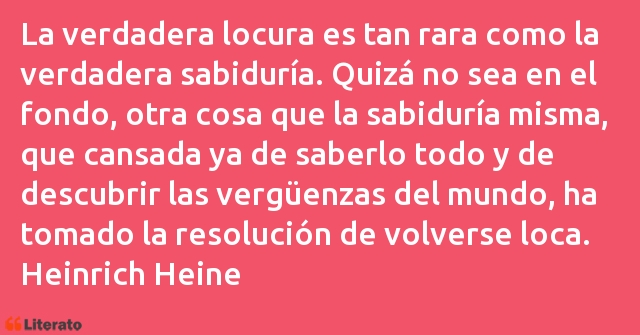 Frases de Heinrich Heine