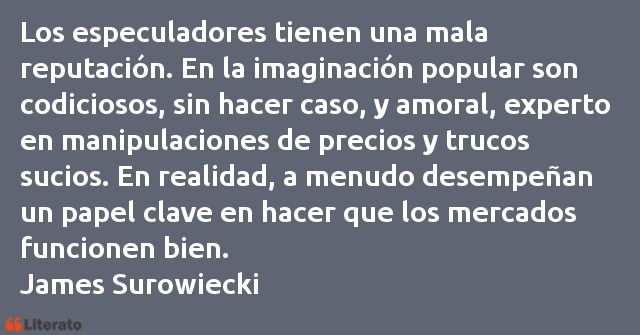 Frases de James Surowiecki