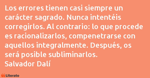 Frases de Salvador Dalí