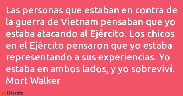 Frases de Mort Walker