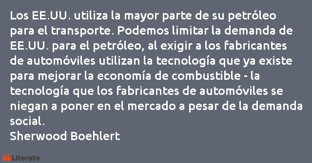 Frases de Sherwood Boehlert