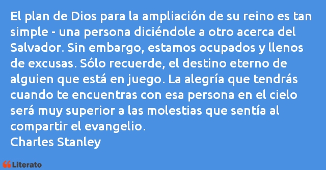 Frases de Charles Stanley