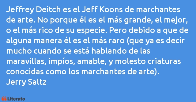 Frases de Jerry Saltz