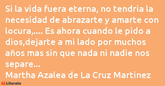 Frases de Martha Azalea de La Cruz Martinez