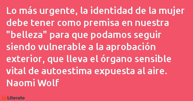 Frases de Naomi Wolf