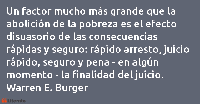 Frases de Warren E. Burger