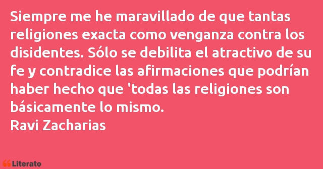 Frases de Ravi Zacharias