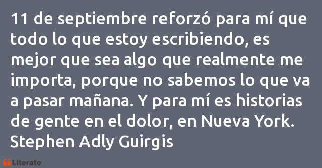 Frases de Stephen Adly Guirgis