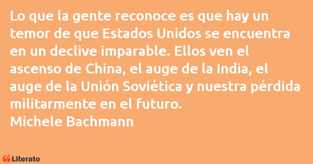 Frases de Michele Bachmann