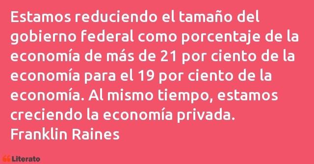 Frases de Franklin Raines