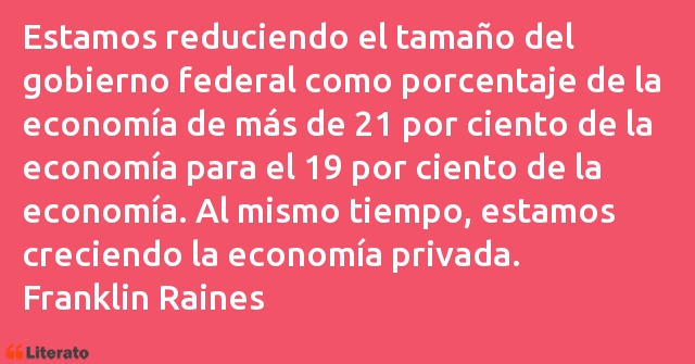 Frases de Franklin Raines