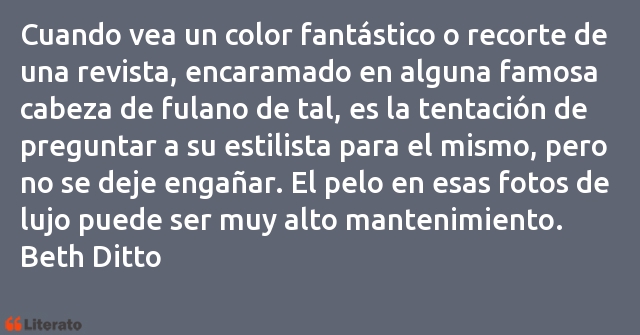 Frases de Beth Ditto