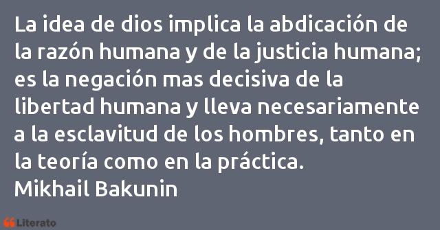 Frases de Mikhail Bakunin