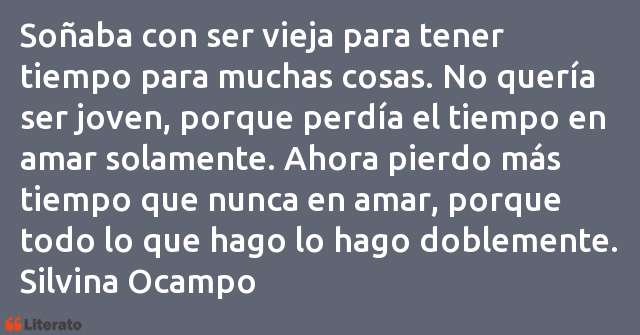 Frases de Silvina Ocampo