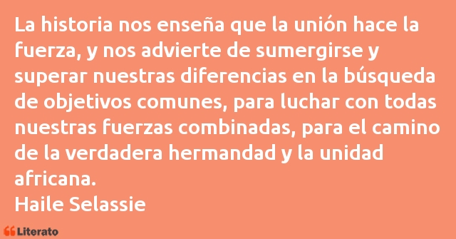 Frases de Haile Selassie