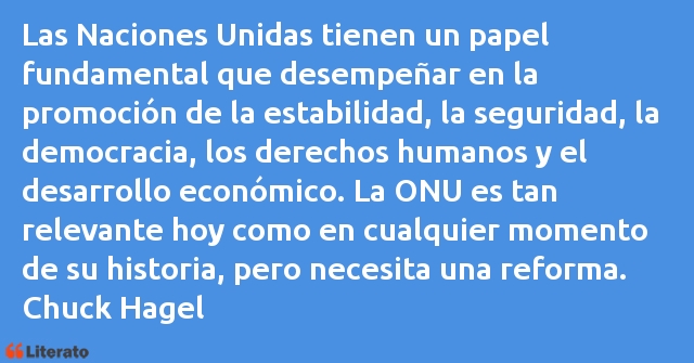 Frases de Chuck Hagel