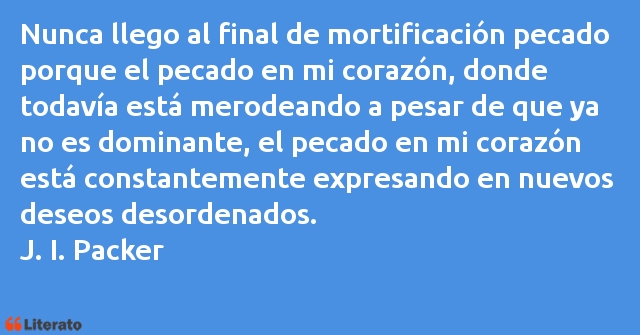 Frases de J. I. Packer