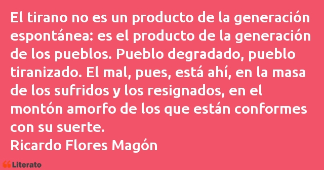 Frases de Ricardo Flores Magón