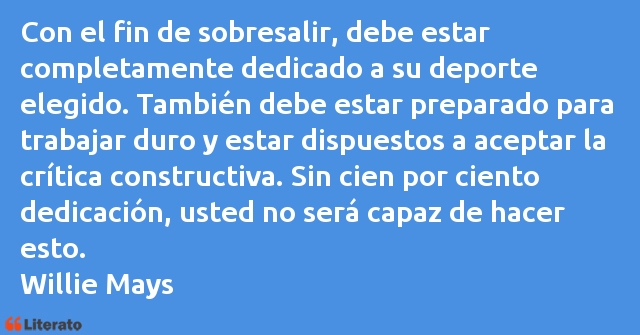 Frases de Willie Mays