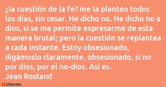 Frases de Jean Rostand