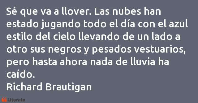 Frases de Richard Brautigan