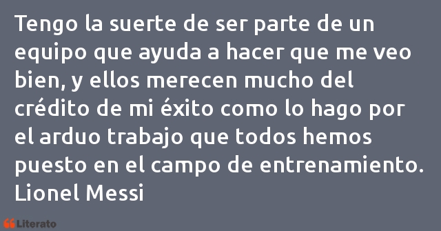 Frases de Lionel Messi