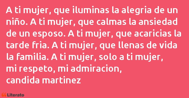 Frases de Cándida Martínez López