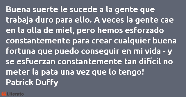 Frases de Patrick Duffy