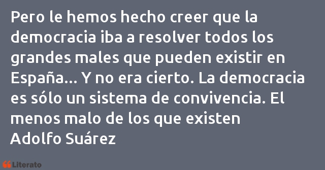 Frases de Adolfo Suárez