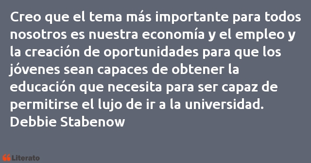 Frases de Debbie Stabenow