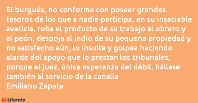 Frases de Emiliano Zapata