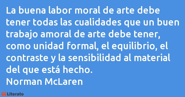 Frases de Norman McLaren