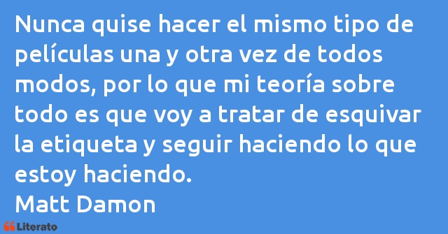 Frases de Matt Damon