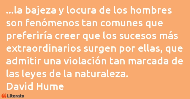 Frases de David Hume