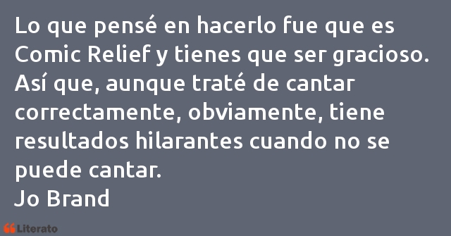 Frases de Jo Brand