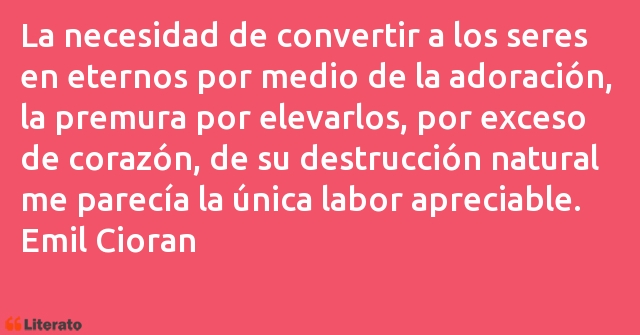 Frases de Emil Cioran