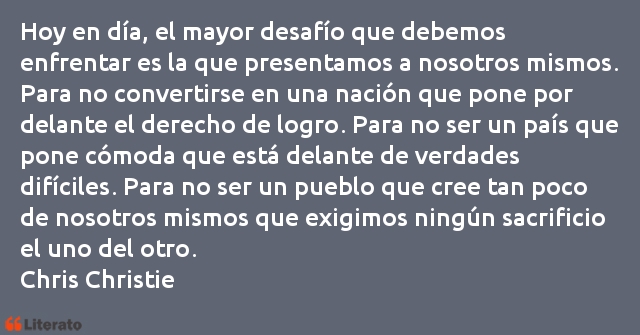 Frases de Chris Christie