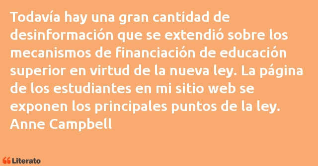 Frases de Anne Campbell