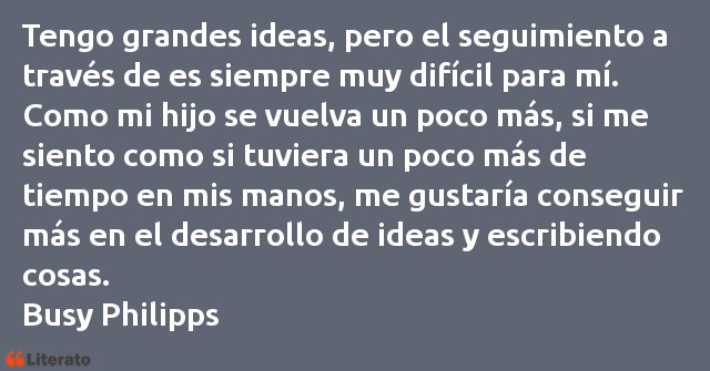 Frases de Busy Philipps