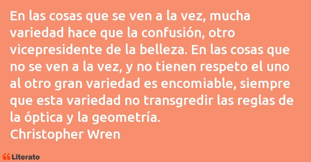 Frases de Christopher Wren