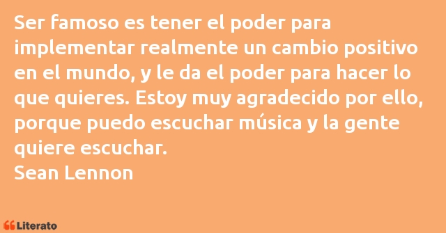 Frases de Sean Lennon
