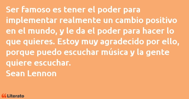 Frases de Sean Lennon