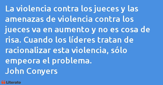 Frases de John Conyers