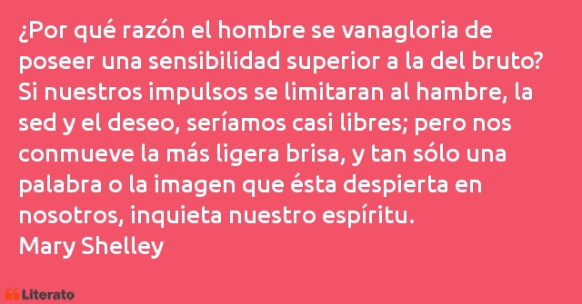 Frases de Mary Shelley