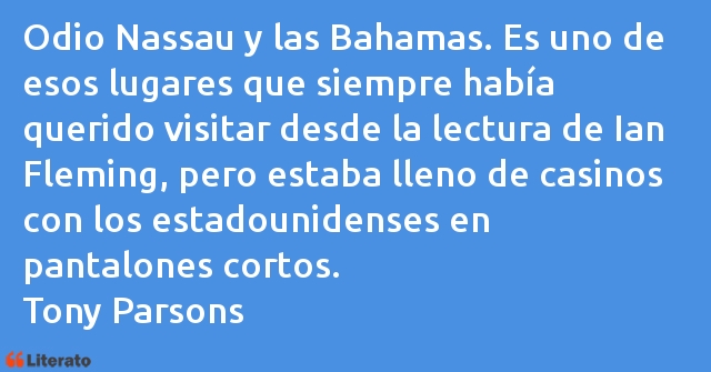 Frases de Tony Parsons