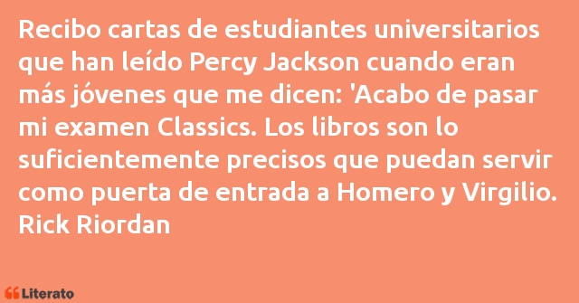 Frases de Rick Riordan