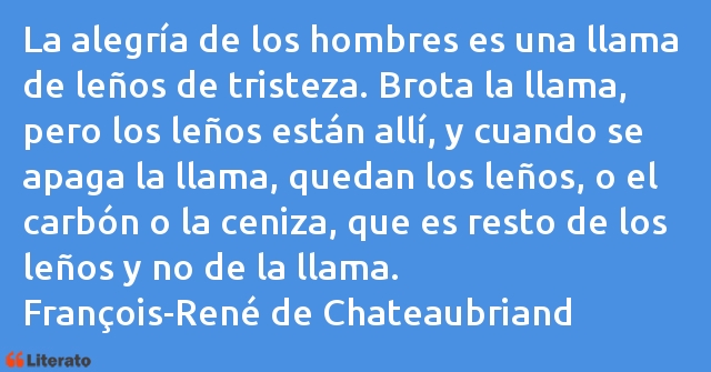 Frases de François-René de Chateaubriand